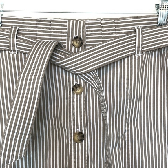 Abercrombie & Fitch Striped Button Up Skirt - Picture 6 of 6
